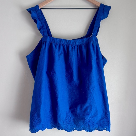 Lane Bryant Classic Square-Neck Sleeveless Embroidered Tank Plus Size 24 - Picture 3 of 9